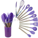 Kit acessórios cozinha em silicone(12 peças)®