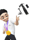 Martelo de Aço Campeão Multifuncional 12 em 1™